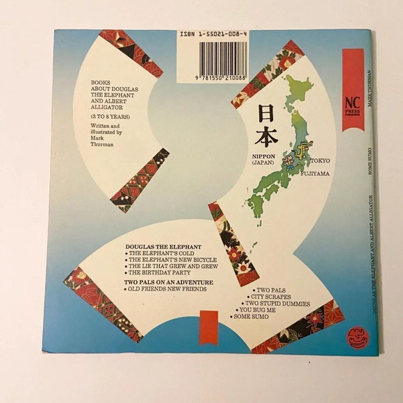 Vintage  1988 Douglas the Elephant and Albert Alligator Some Sumo Mark Thurman - Picture 2 of 13